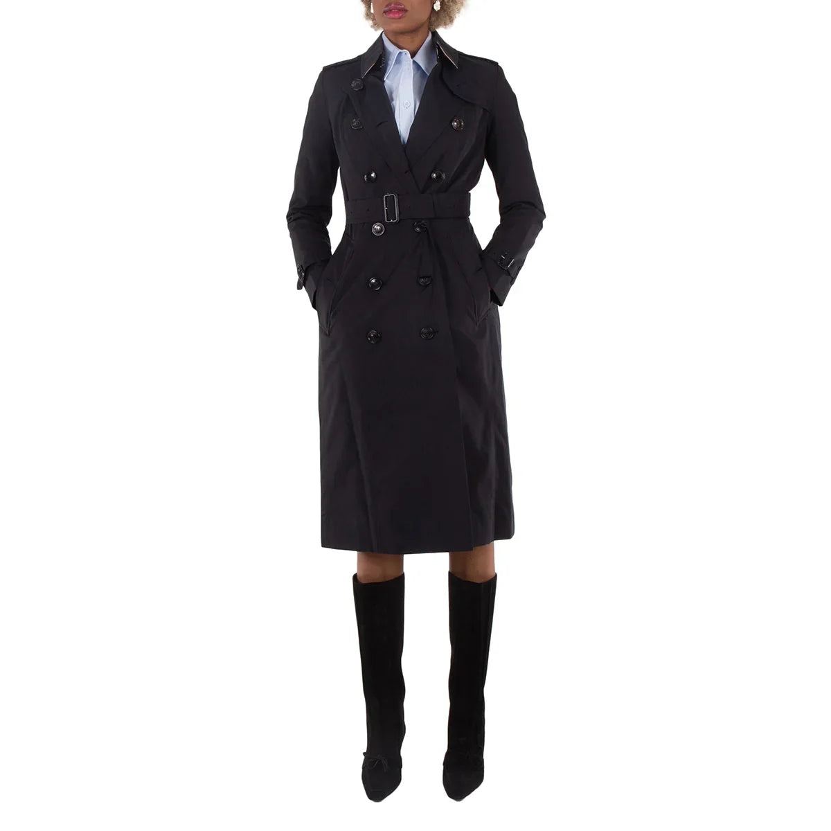 Burberry Slim Fit Long Heritage Chelsea Trench Coat