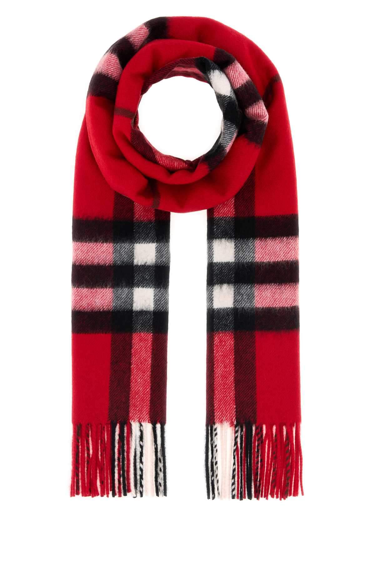 Burberry Unisex Embroidered Cashmere Scarf