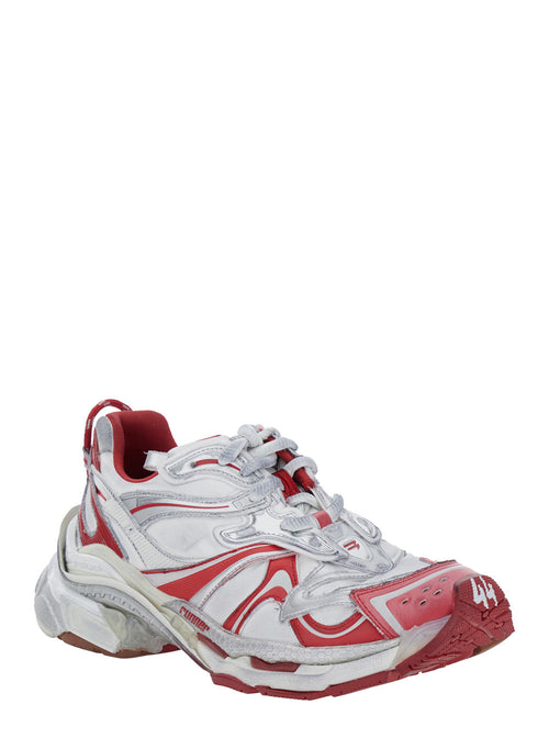 Balenciaga Men 'Runner 2' Multicolor Sneaker With Embossed Logo In Mesh And Nylon Man