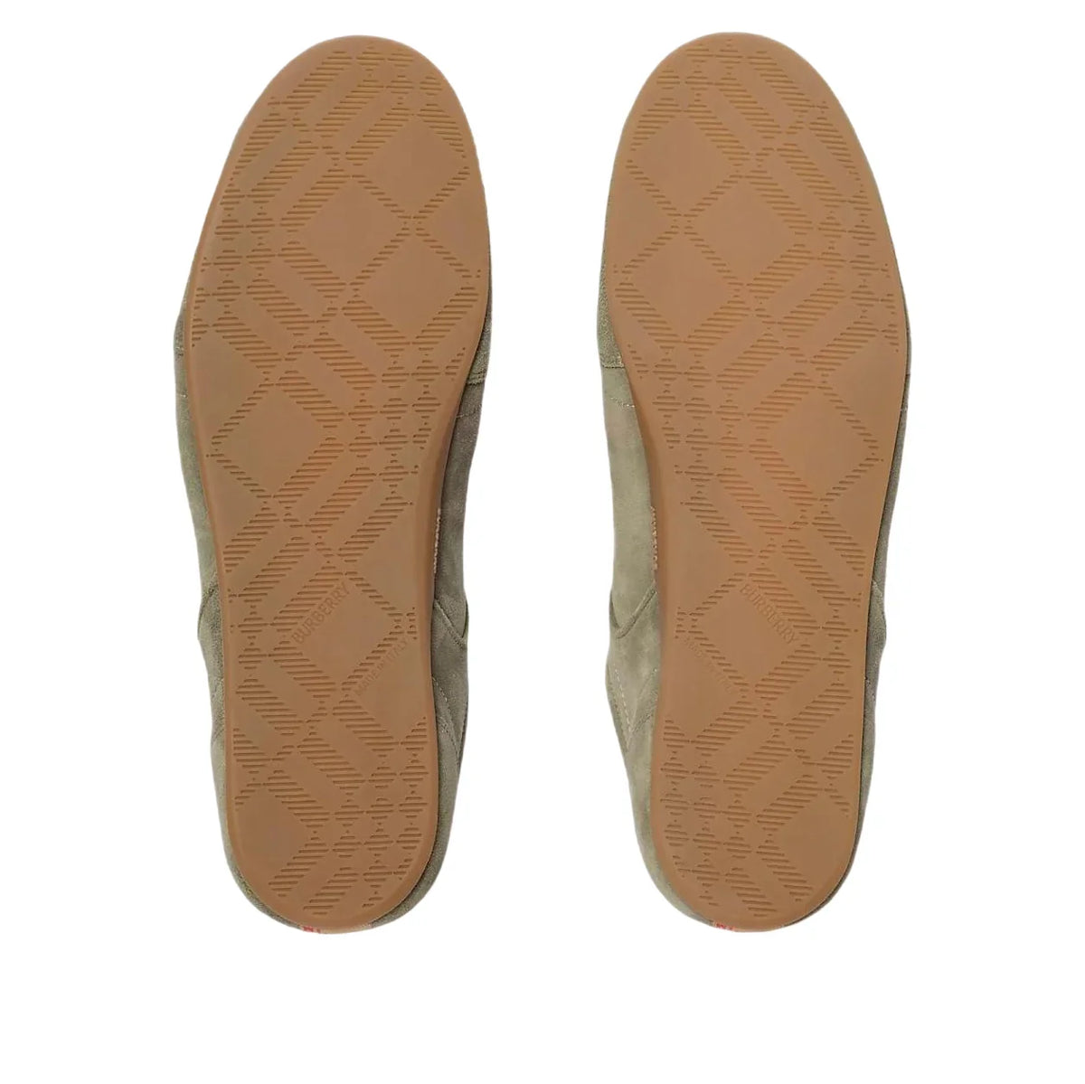 (WMNS) Burberry Leather Knight Runner Sneakers 'Dusky Rose Dove Beige' 81278051