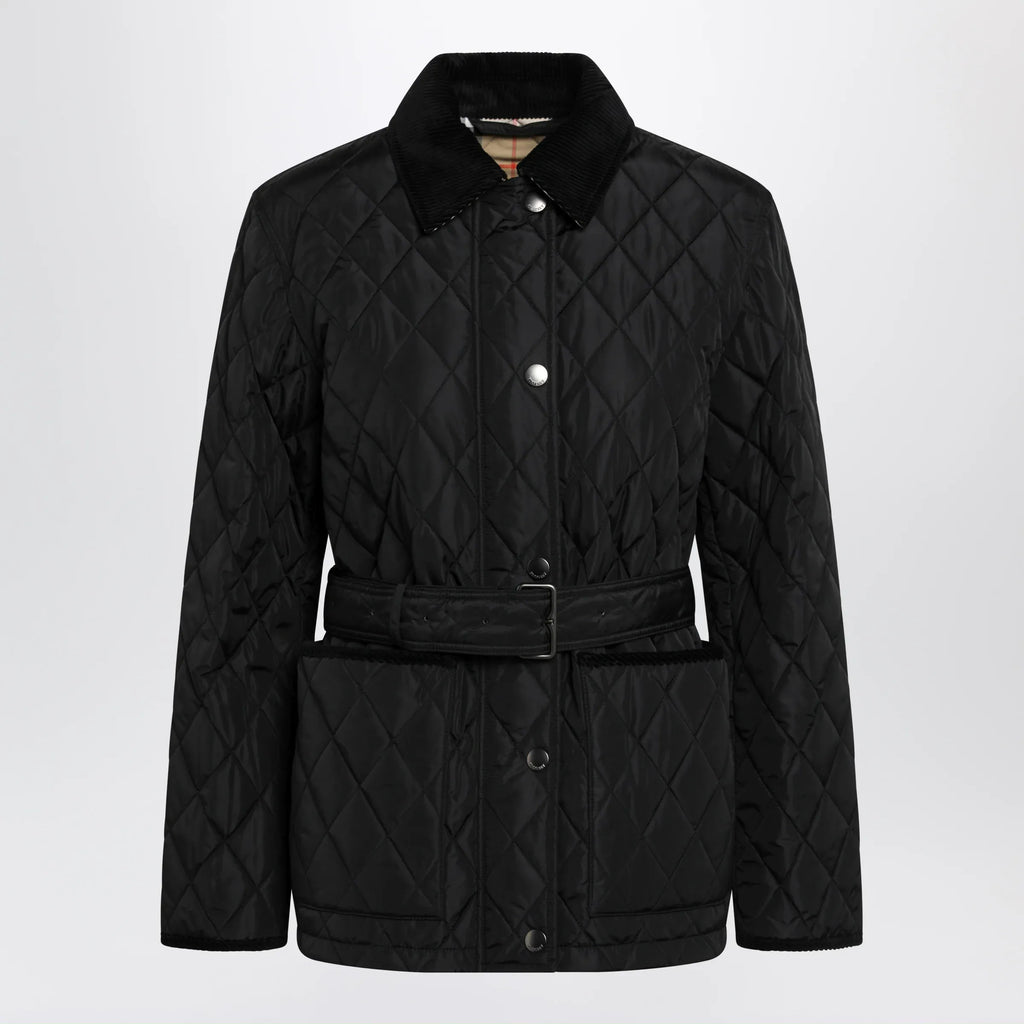Burberry - Black quilted nylon jacket