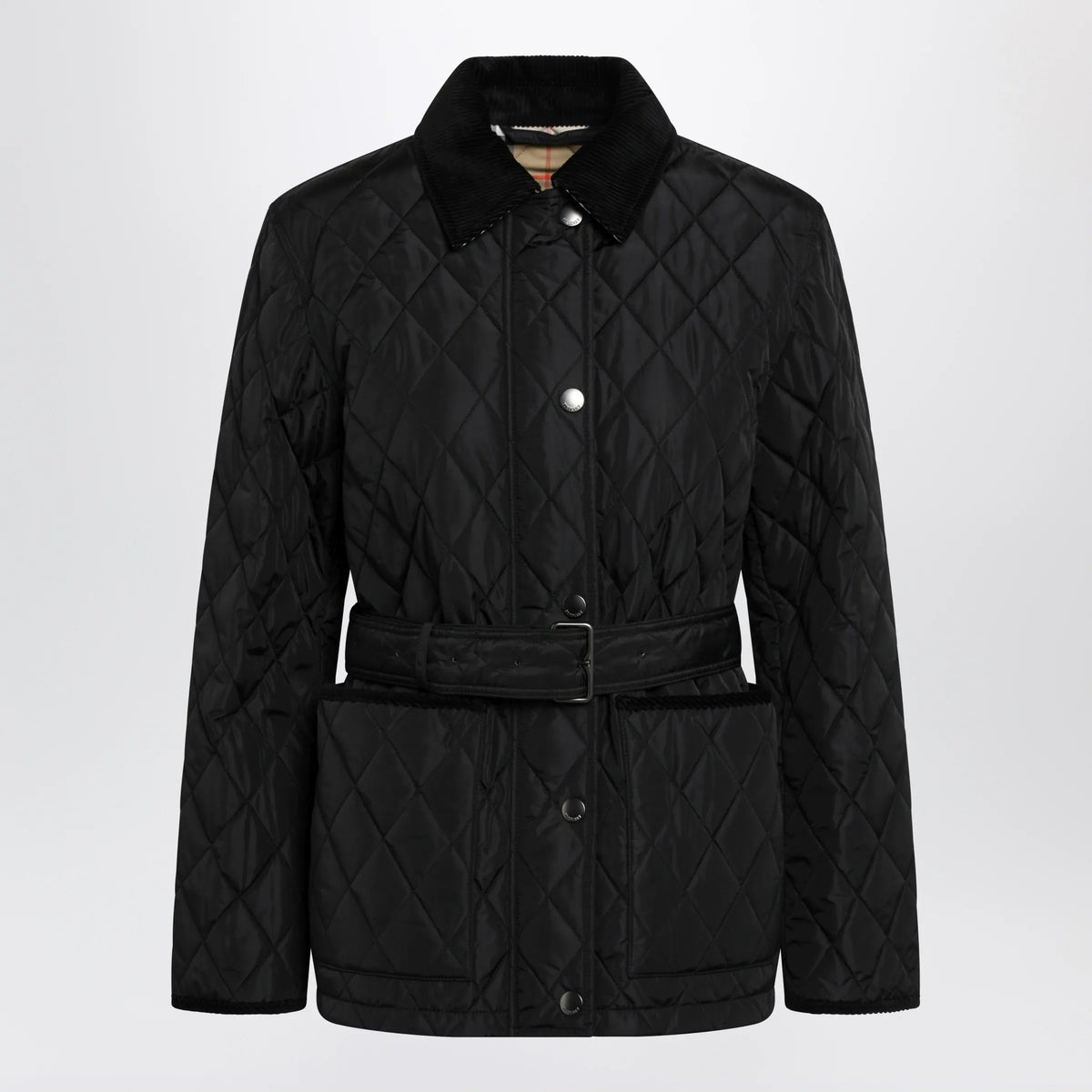 Burberry - Black quilted nylon jacket