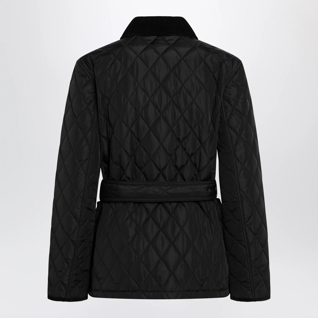 Burberry - Black quilted nylon jacket