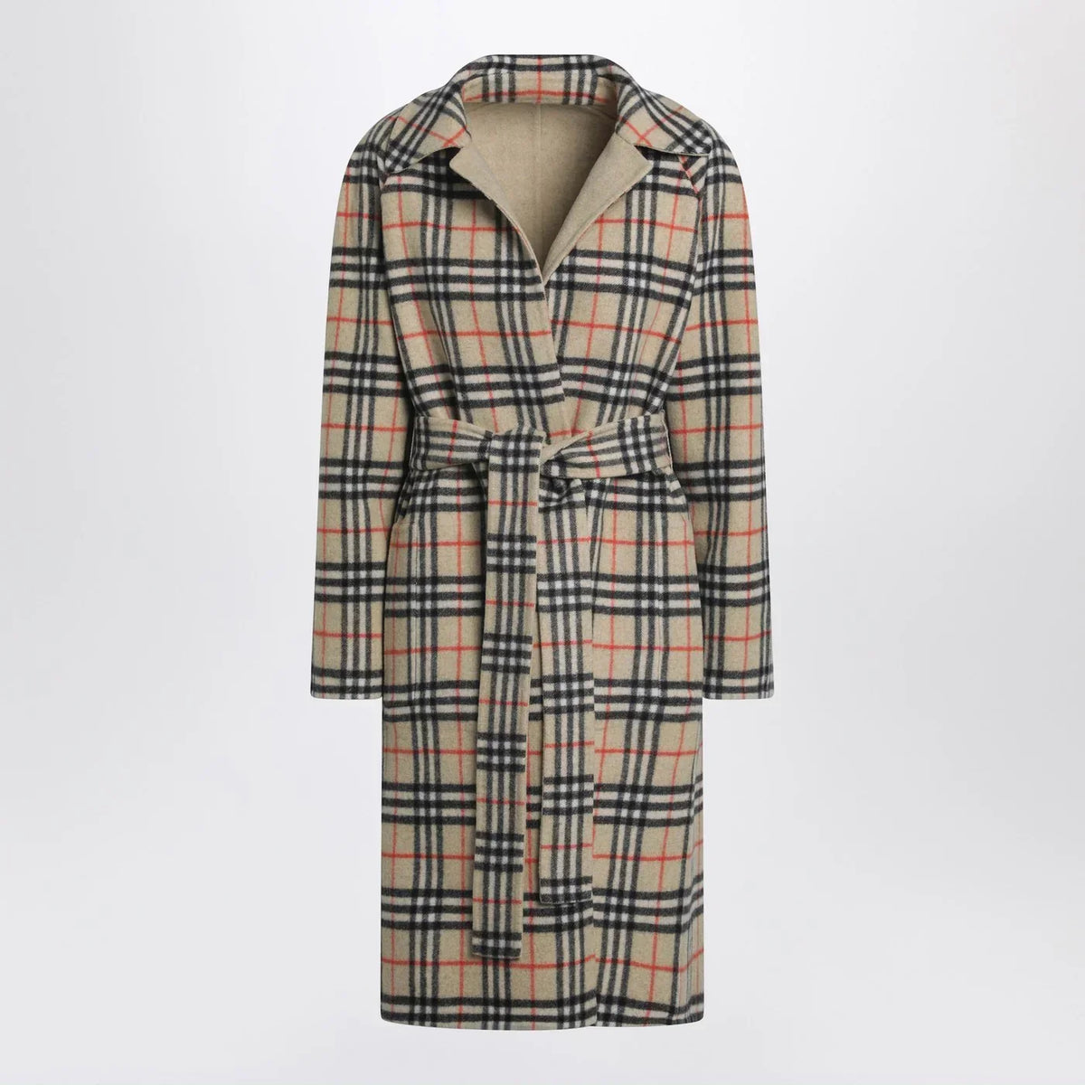 Burberry - Sand reversible wool coat