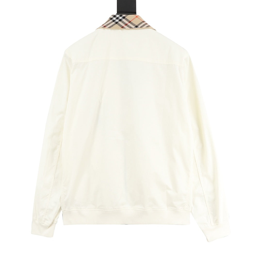 BURBERRY BBR Two-Tone Check Lapel Jacket