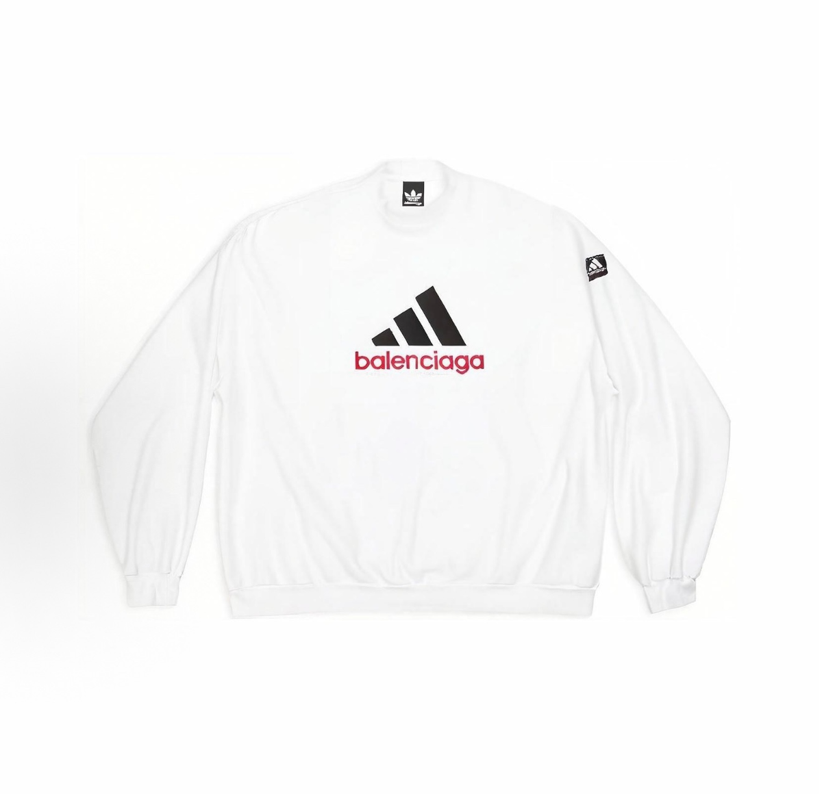 Balenciaga x Adidas 22AW Logo Sweatshirt White