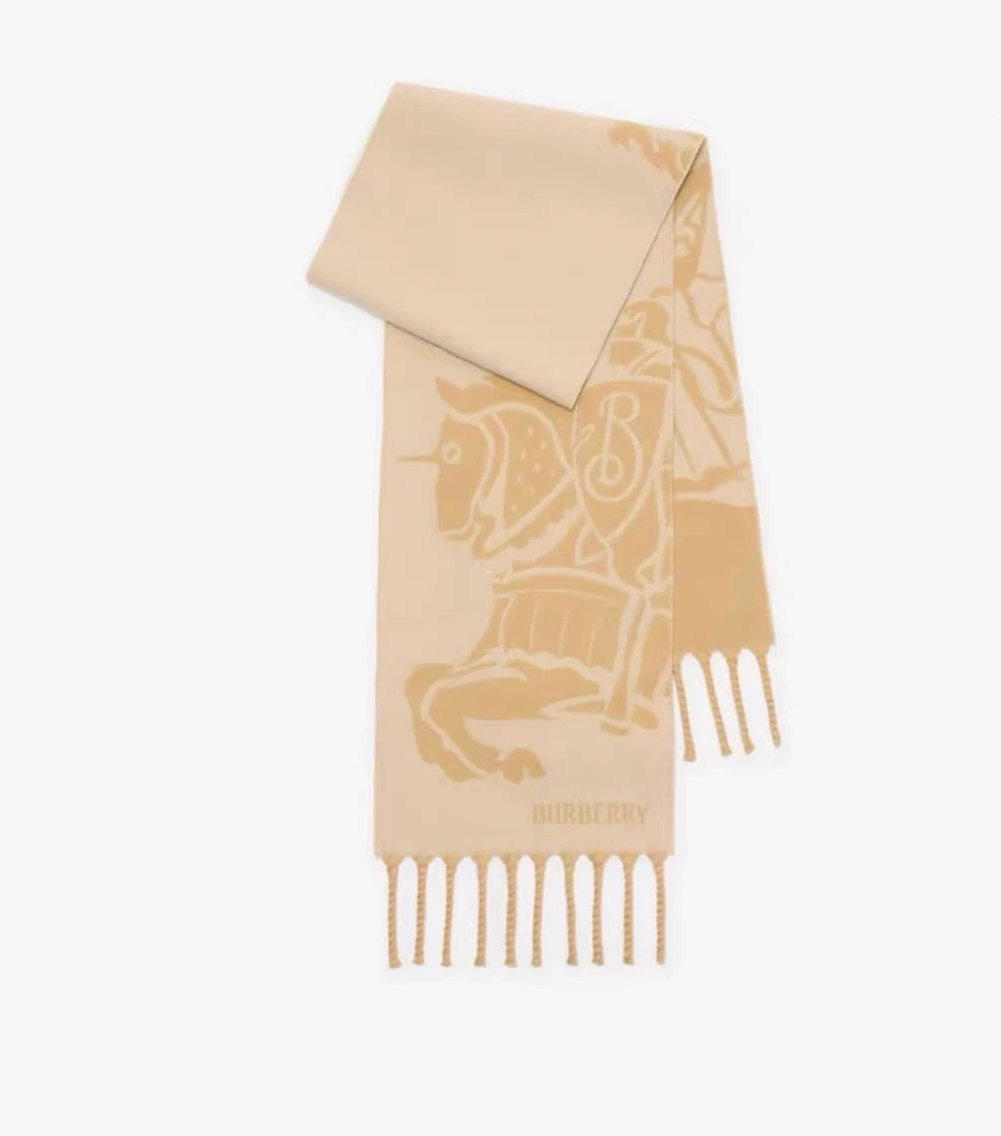 Burberry Women Burberry And Ekd Logo Scarf