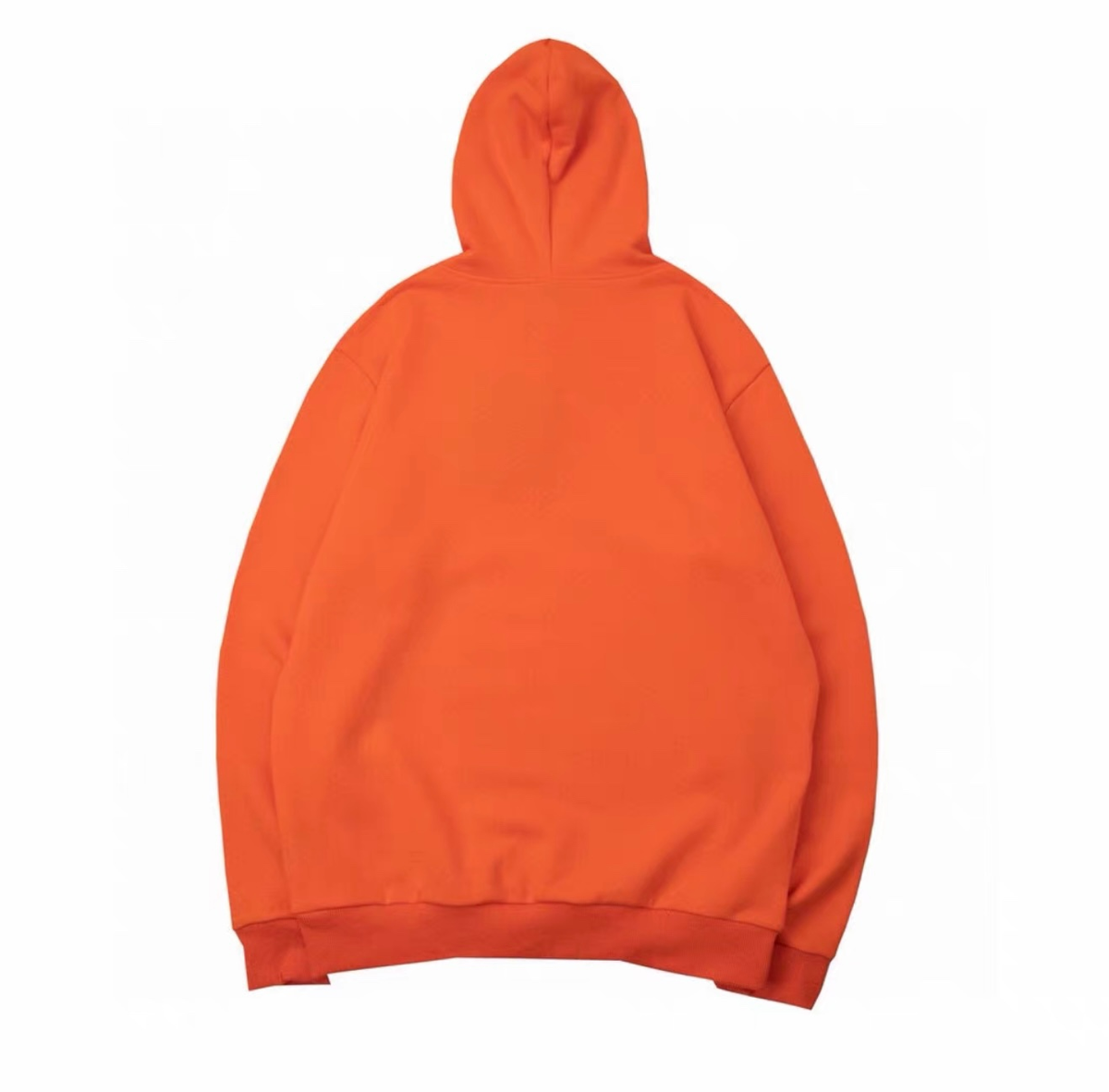 Burberry Unisex Hoodie, Embroidered Badge Logo, Orange