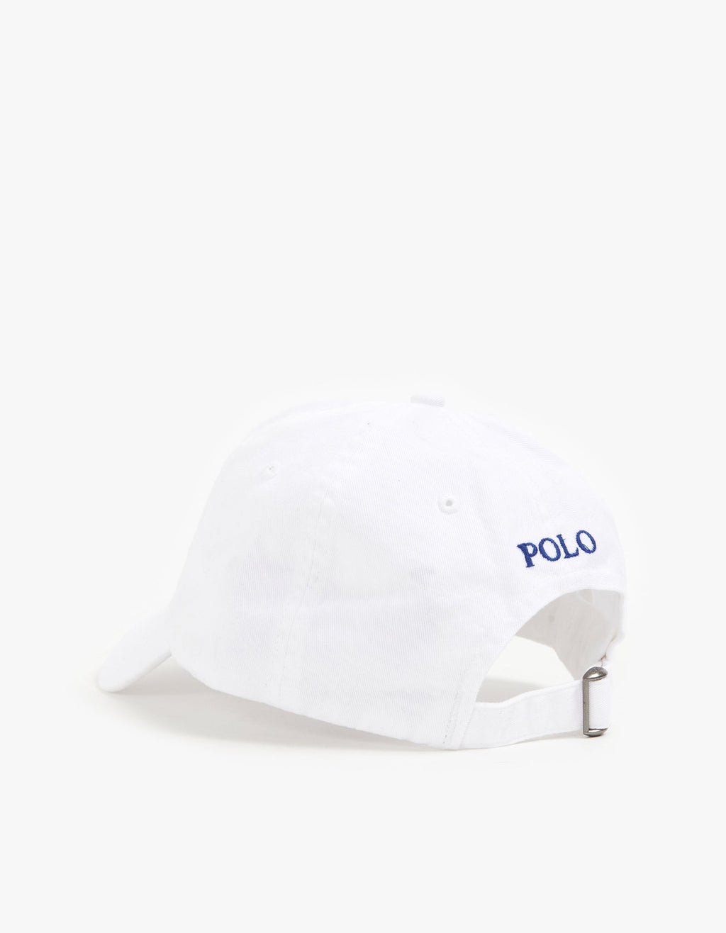 Cotton Chino Ball Cap - White/Marlin Blue