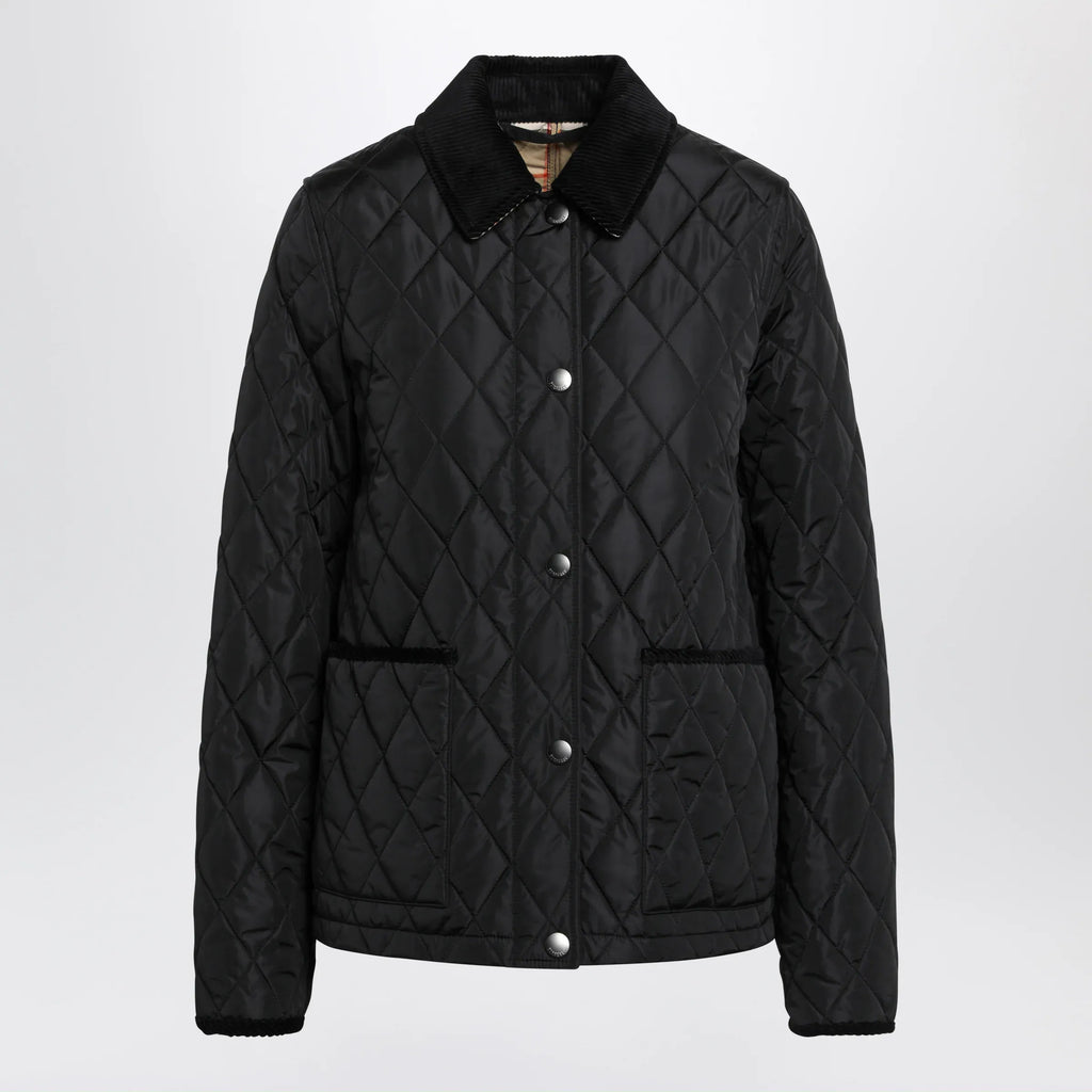 Burberry - Black quilted nylon jacket