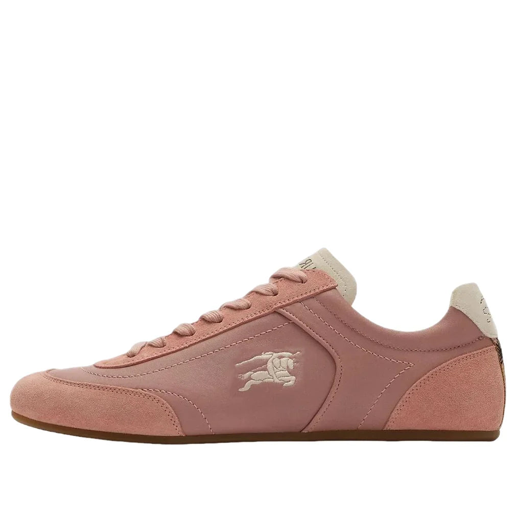 (WMNS) Burberry Leather Knight Runner Sneakers 'Dusky Rose Dove Beige' 81278051